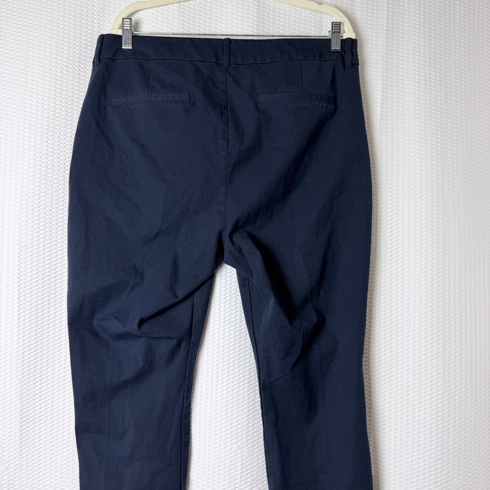 Old Navy Pixie Skinny Pants Womens 16 Navy Blue High Rise Secret Smooth Pockets - Picture 9 of 10